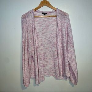 Wild Fable Women's Large Open Front Knit Long Sleeve Cardigan Pastel Purple Pink